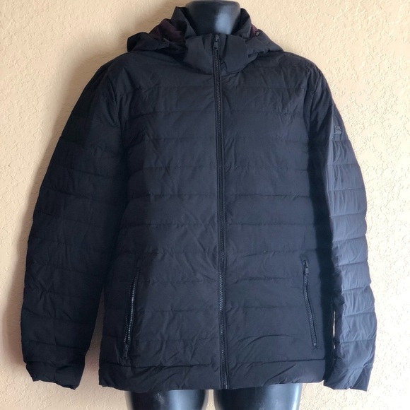 MICHAEL Michael Kors Mens Black Hooded Puff Jacket - Picture 8 of 12